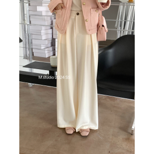 型西裤 百搭必入后松紧直筒宽松超显瘦版 T5666 .72经典 MSTUDIO漫莎