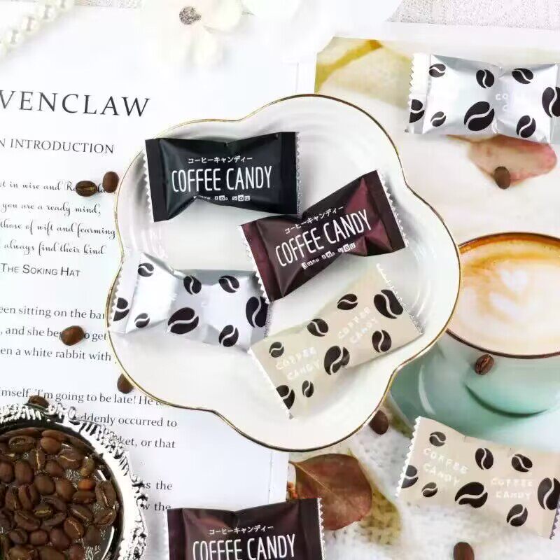 一次性加厚金色咖啡糖袋子烘焙diy手工海盐太妃牛轧机封独立包装