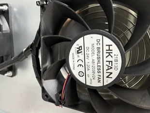 全新HKFAN AB12038V24 DC24V伏1.20A12cm厘米排气风机散热器风扇