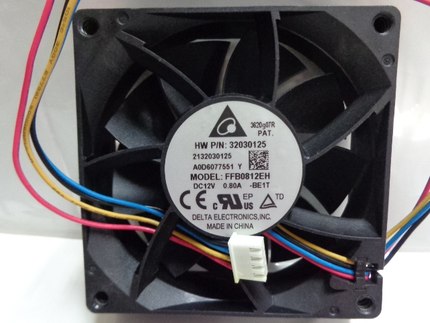 台达 8025 12V 0.80A 暴力散热风扇大风量 FFB0812EH 4线支持PWM