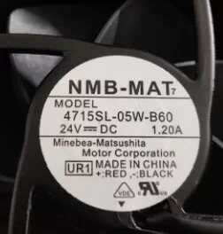 NMB 4715SL-05W-B60 24V 1.20A 12CM 12038变频器散热风扇