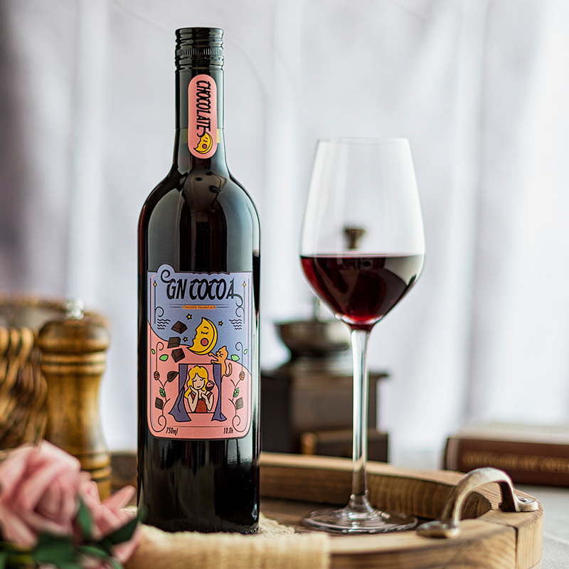 不酸不涩晚安可可睡前红酒