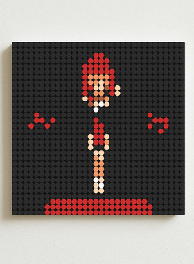 粉墨JENNIE 专辑金智妮 SOLO专辑周边 积木专辑海报Ruby