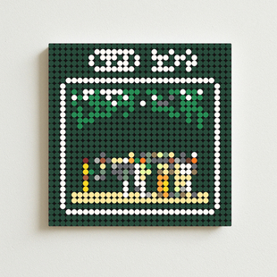 果酱乐队 Pulp Different Class积木专辑周边海报带相框