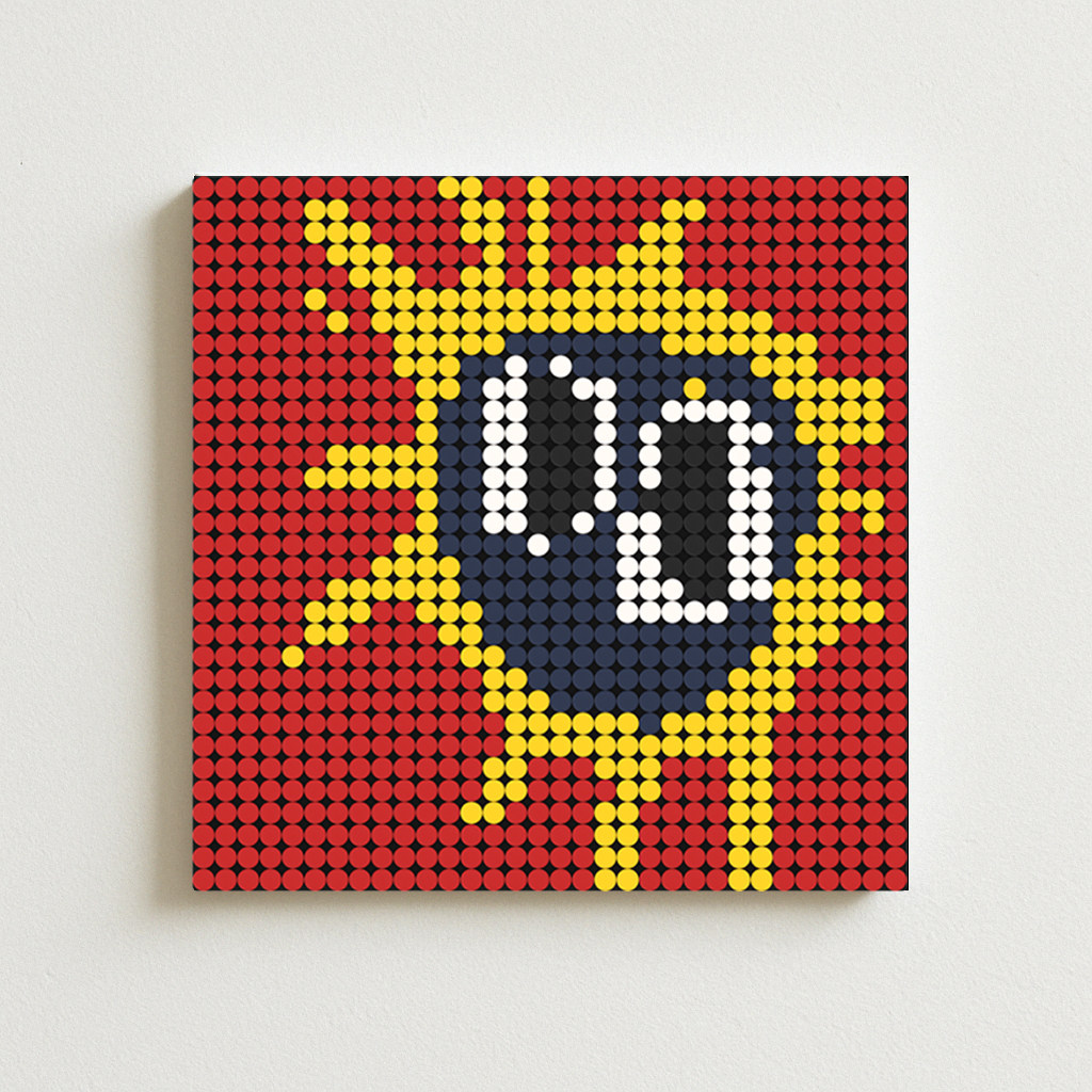 Primal Scream专辑周边 Screamadelica积木专辑海报摆件