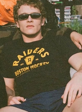 hudsonwilliam巅峰对决同款短袖T恤夏季纯棉半袖潮heatedrivalry