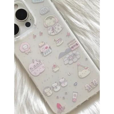 IMD双层猫咪苹果手机壳适用iPhon