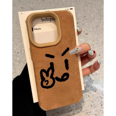剪刀手小人手机壳17适用于iPhone