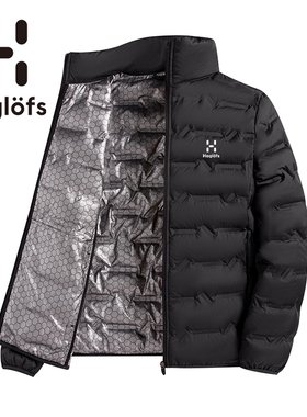 HAGLOFS火柴棍立领羽绒服男秋冬户外石墨烯保暖休闲轻薄白鸭绒