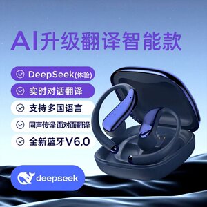 正品智能AI翻译无线蓝牙耳机玛拉莎蒂联名6.0双核立体音续航降噪