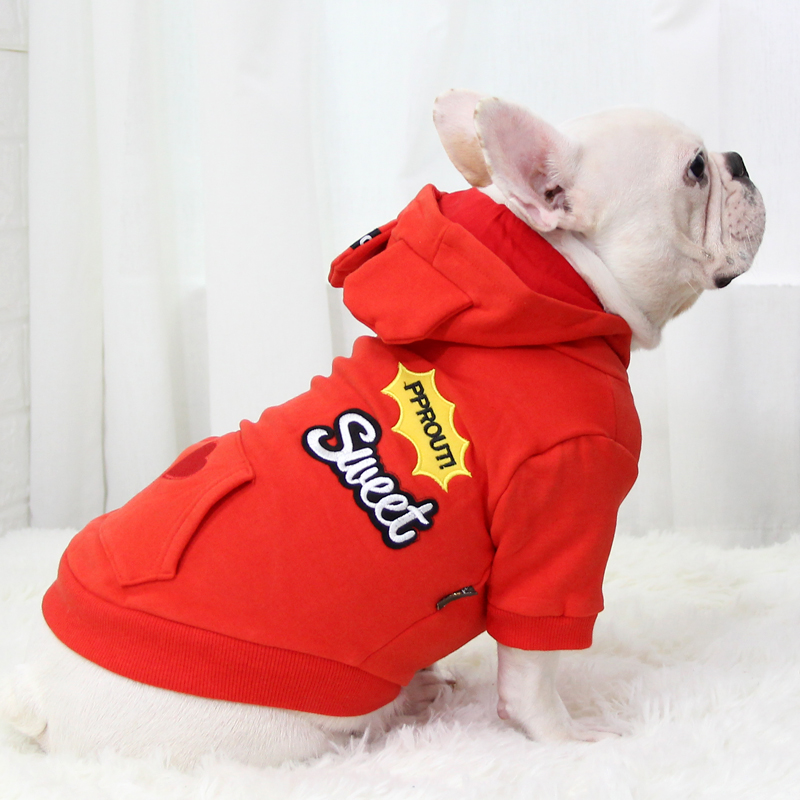 加绒小型犬保暖法斗秋冬狗狗衣服