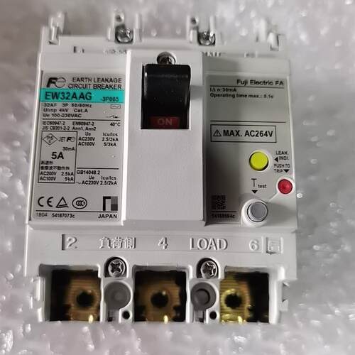 富士漏电断路器EW32AAG 3P  5A