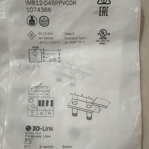西克IMB12-04BPPVC0K电感式接近开关货号107