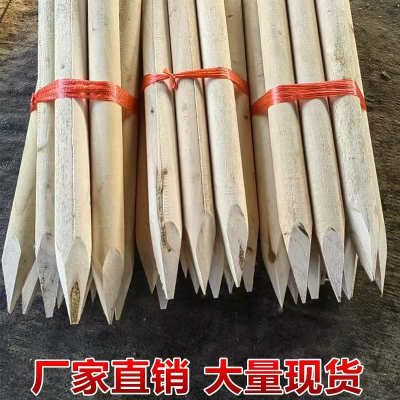 工地测量测绘放样木桩果树拉枝固定桩地插工程尖头木棍立柱清仓