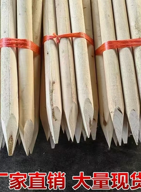 工地测量测绘放样木桩果树拉枝固定桩地插工程尖头木棍立柱清仓