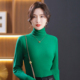 欧货洋气减龄双面澳绒安哥拉红高领打底衫 女秋冬百搭气质修身 内搭