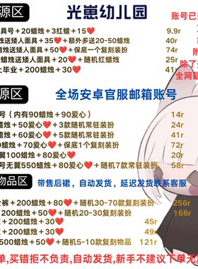光遇sky萌新安卓已开七图装扮物品号蜡烛号盲盒号14号武士裤号