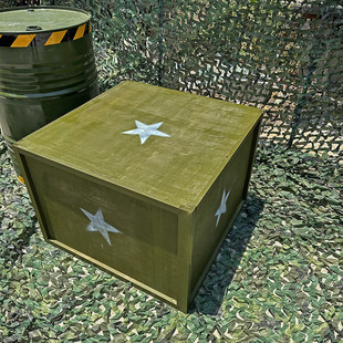真人CS掩体木箱道具战场阵地模型战壕防御工事布局营地掩体大木箱