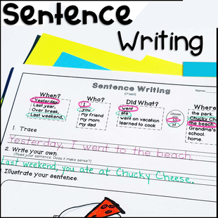 Sentence Writing儿童英语练习本