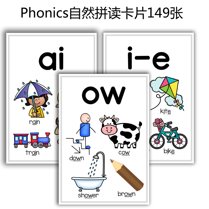 Phonics自然拼读卡片英语教师