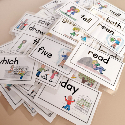 Sight Words 220个高频词卡片视觉词汇卡