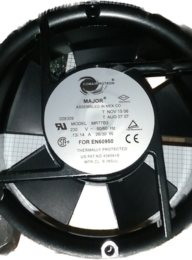 全新进口墨西哥COMAIR ROTRON MR77B3 17250 230V 26/30W散热风扇