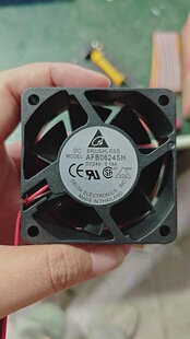 AFB0624E6cm厘米24V 6025变频散热风扇静音机柜电焊机24V散热风扇