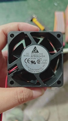 AFB0624E6cm厘米24V 6025变频散热风扇静音机柜电焊机24V散热风扇