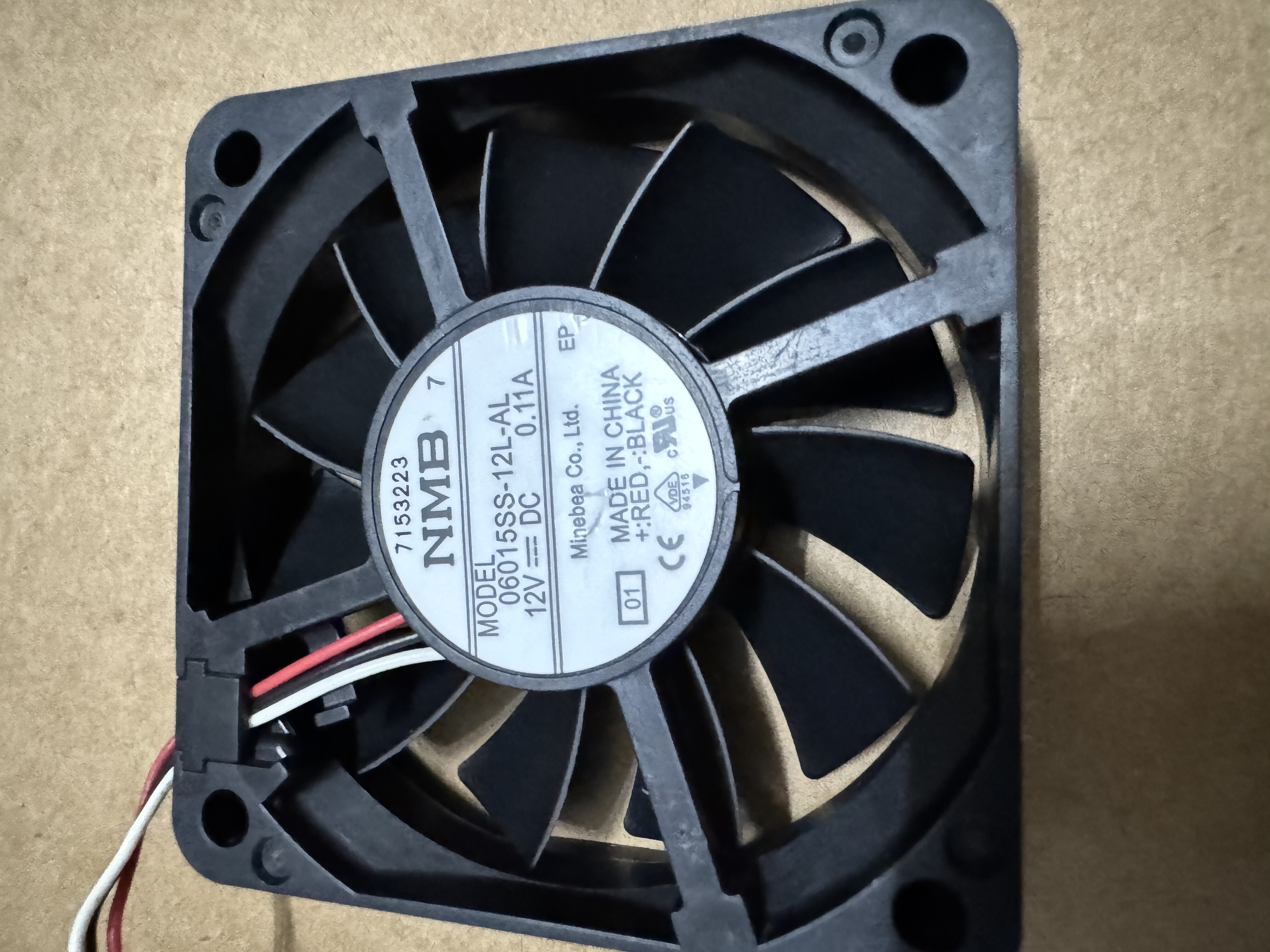 NMB NMB06015SS-12L-AL全新原装正品6015 12V 0.11A 6厘米