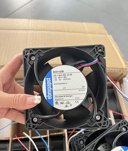 papst DV4114N/2N全新原装正品德国ebmpapst 24V三线变频器风扇