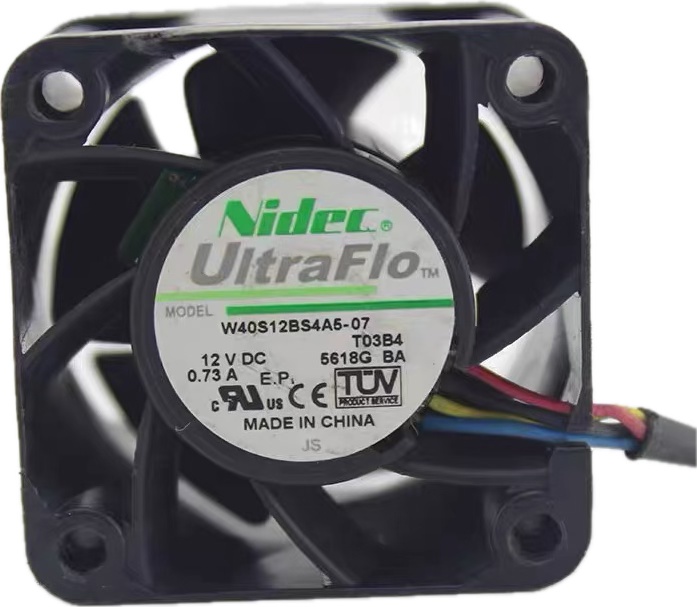 nidec W40S12BS4A5-07 12V 0.73A 4028暴力风扇服务器风扇