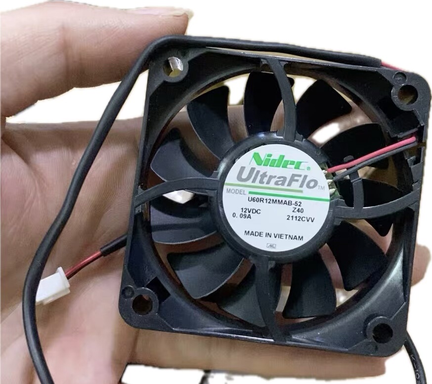 nidec U60R12MLAB-51 6CM 12V0.05A散热风扇60*60*15mm超静音风扇