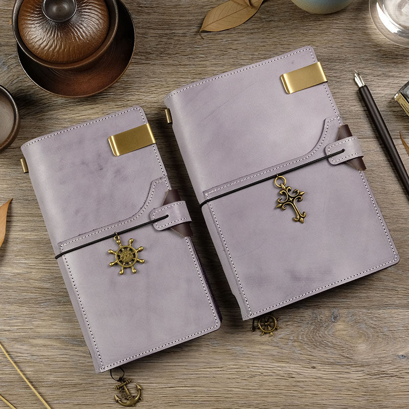 雾蜡皮口袋tn手帐 复古旅行笔记本 牛皮记事本手工创意活页日记本,文具电教/文化用品/商务用品,笔记本/记事本,淘宝优惠券,粉丝福利购,淘宝优惠卷