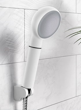 淋浴增压花洒日本过滤净水喷头浴室家用冲凉莲蓬头白色防堵塞单头