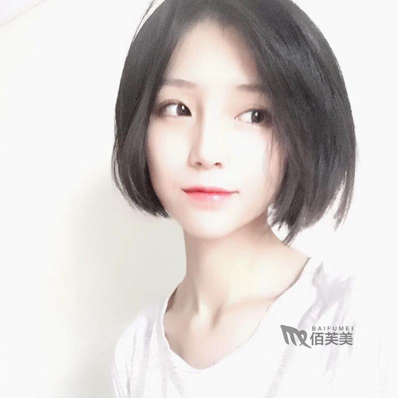 韩国网红bobo头男变女短发 中分伪娘假发cos用品头套式男扮女装