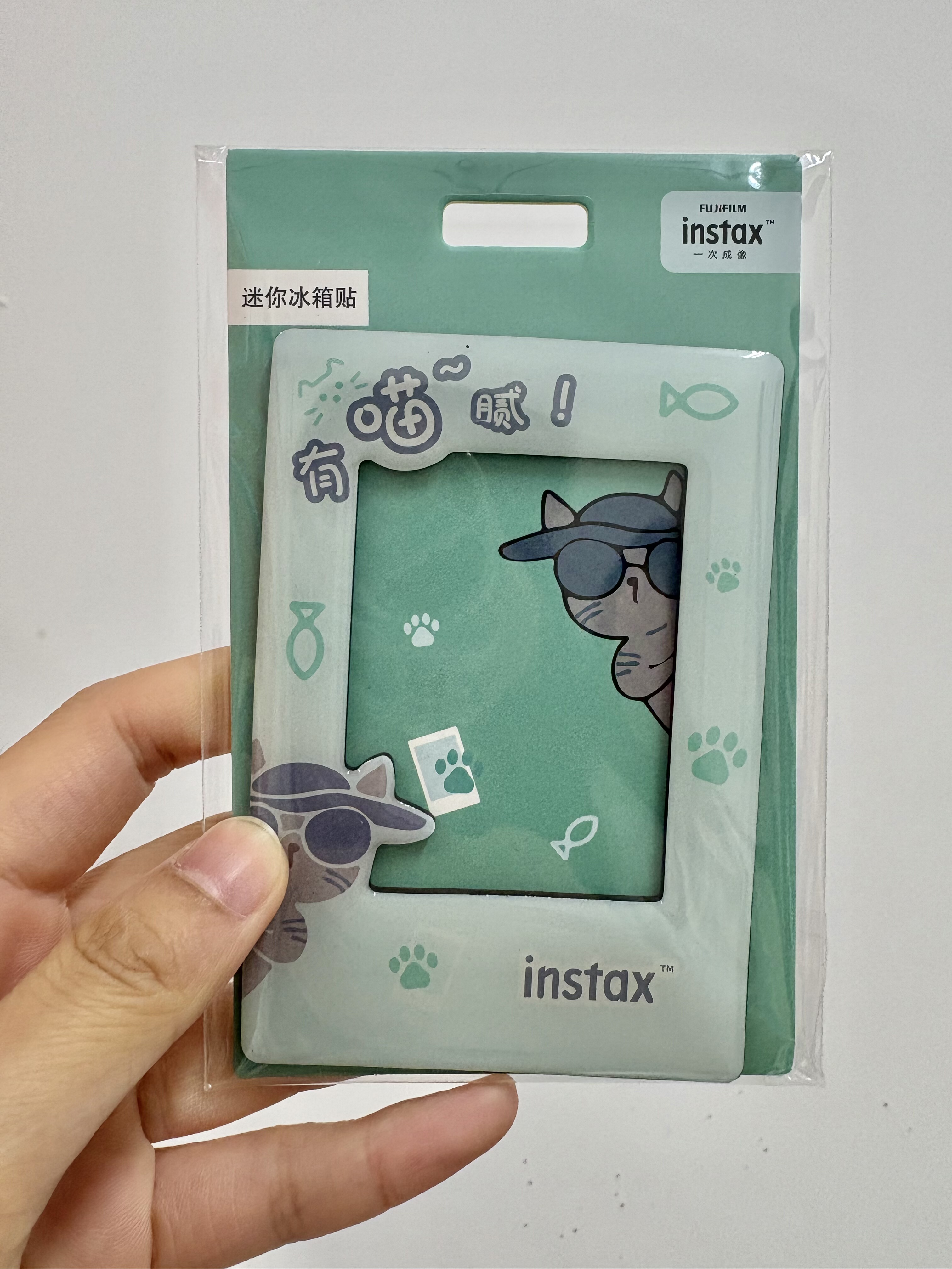 tjtj四号拍立得相纸冰箱贴古德猫宁&有猫腻可爱卡通冰箱贴mini