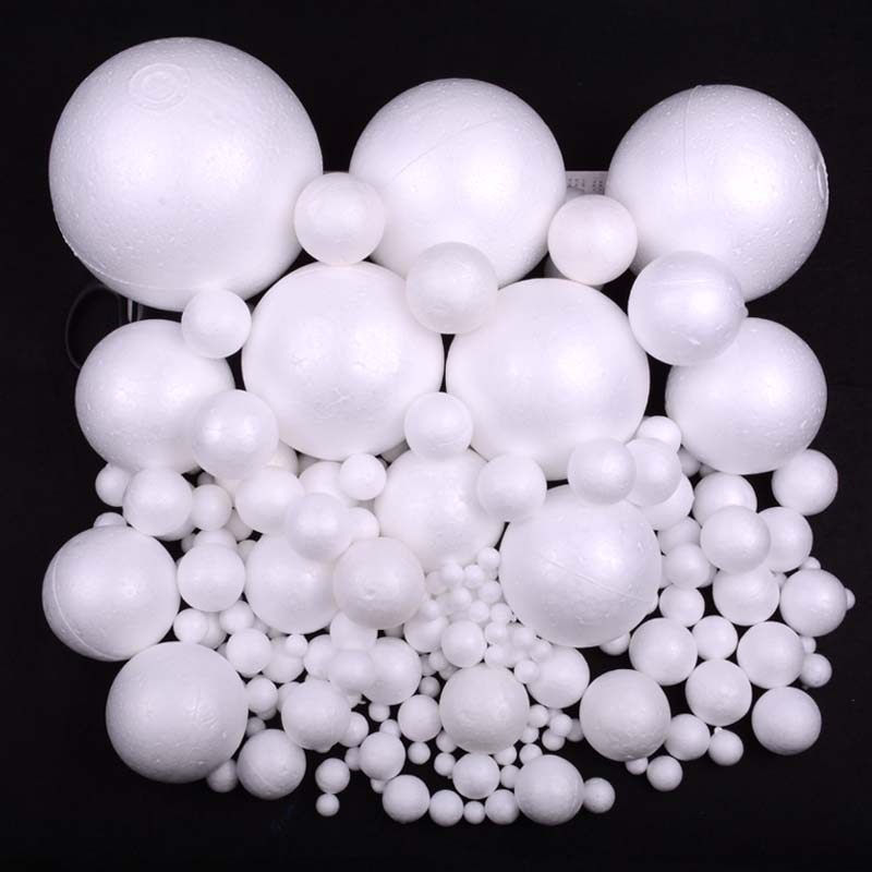 泡沫球圆球 大号实心保利龙球圆形幼儿园儿童手工diy材料保丽龙球