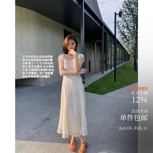 南法日记 移不开眼的美妙身段 超显瘦蕾丝鱼尾裙 连衣裙/小上衣版