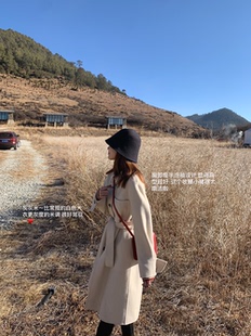 难得小个子也能驾驭好 童话镇大衣 小裙摆双面呢 法式 上身惊喜型