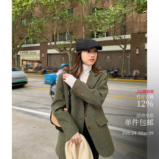 挪威初春 本期倾情推荐！实物更美的全羊毛高品质西装 复古人字纹