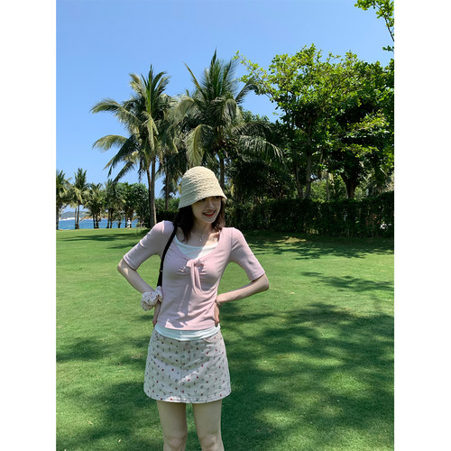 酸奶的衣橱牛仔小A短裙