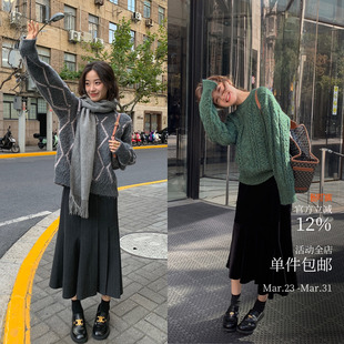 半身裙小集合 西装 三种风格 丝绒鱼尾 鱼尾 灯笼皮裙 春日搭配刚需