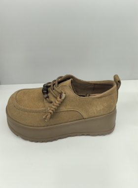 轩美诗//2025年春夏新款女鞋厚底勃肯鞋休闲百搭单鞋80329