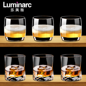 19.9元包邮  Luminarc 乐美雅 威士忌酒杯 6只装*200ml