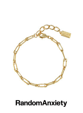 随机焦虑RA小回形针手链