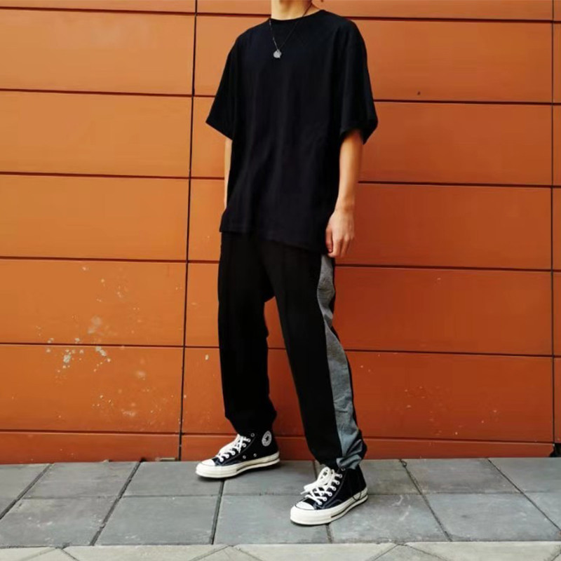 Legendary Business legend leisure time Color matching side stripe Accumulation men and women street OVERSIZE Sports pantsin the Men's clothing, Casual pants  category - from Buy2taobao.com to provide professional Taobao agent buy service