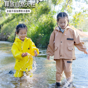 儿童下水裤 沙滩 玩水涉水幼儿园防水衣服赶海男女小孩雨鞋 抓鱼雨裤
