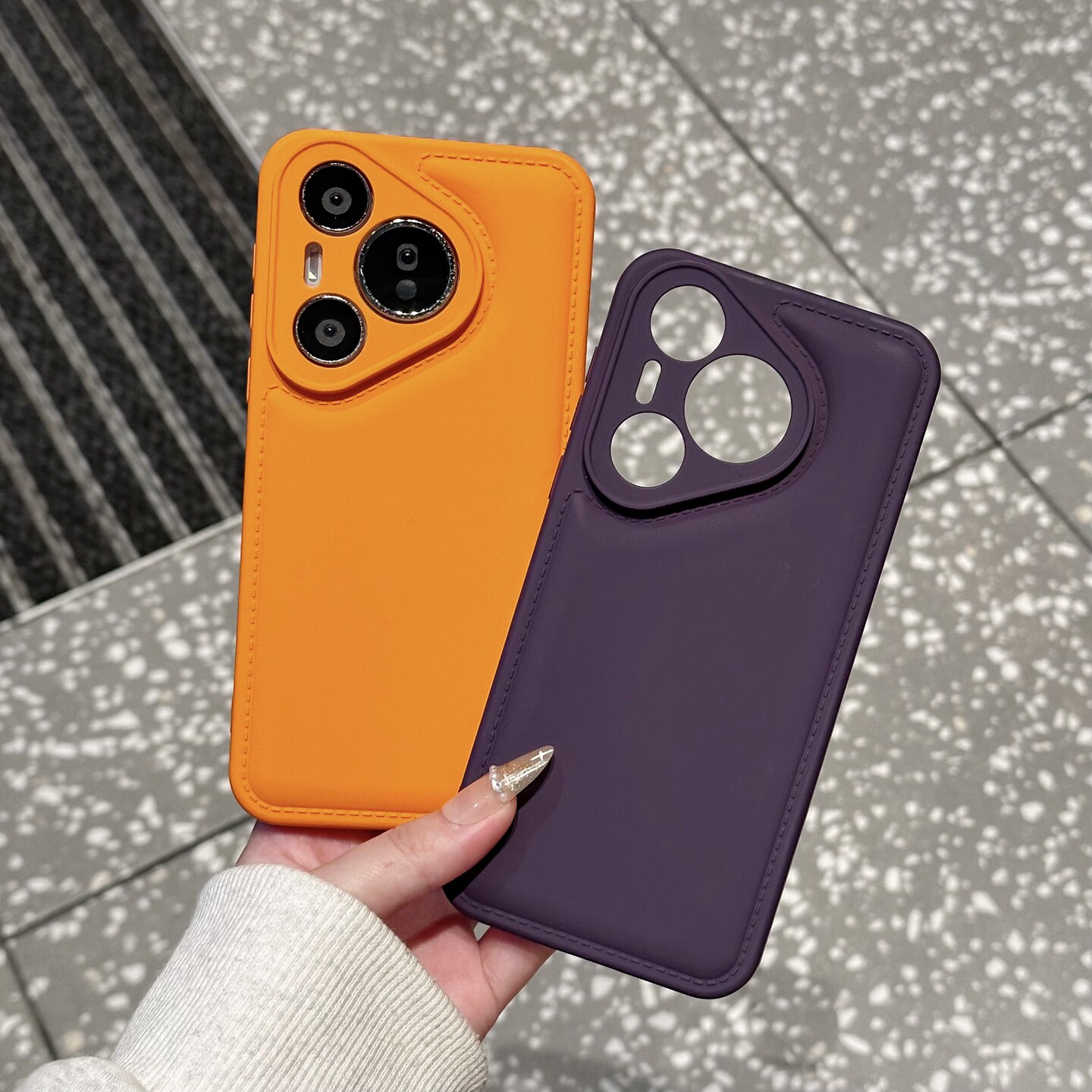 面包气垫适用小米17promax华为Pura80pro+手机壳p70软边框mate60Pro+创意Pura70pro简约外壳可爱新款