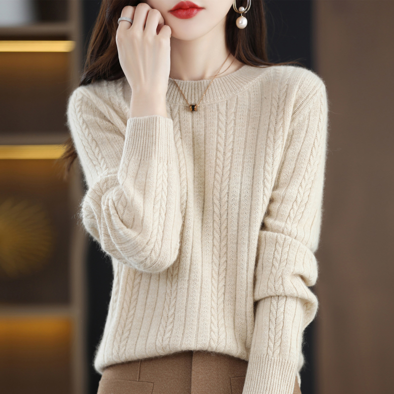 秋冬打底衫女2025新款内搭加厚针织上衣洋气宽松显瘦短款大1201u