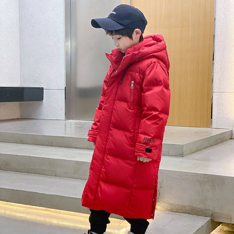 儿童长款羽绒服男童过膝2025新款加厚中大童小童洋气宝宝冬季外套,童装/婴儿装/亲子装,羽绒服,淘宝优惠券,粉丝福利购,淘宝优惠卷